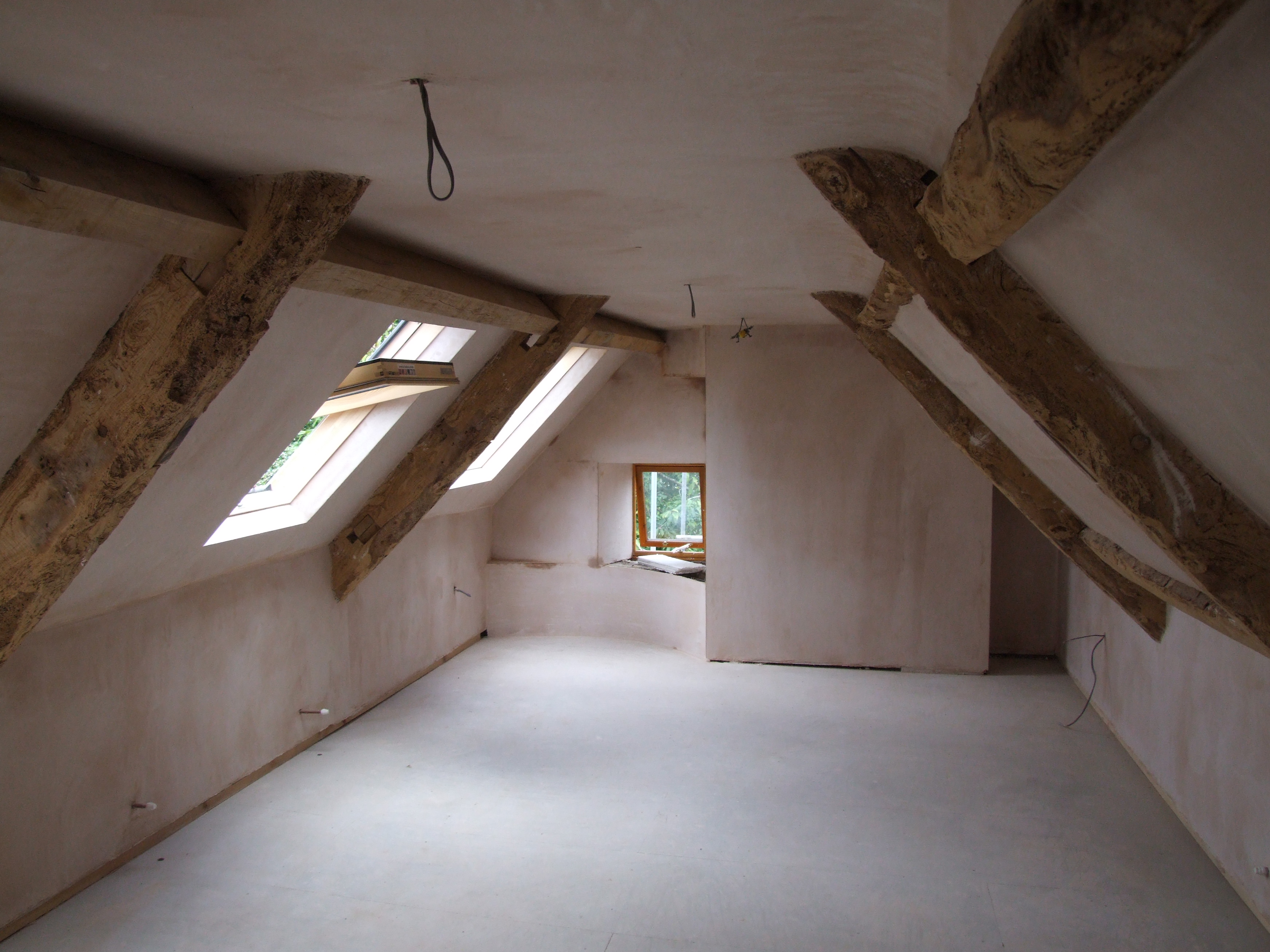 Unfinished loft conversion project 2