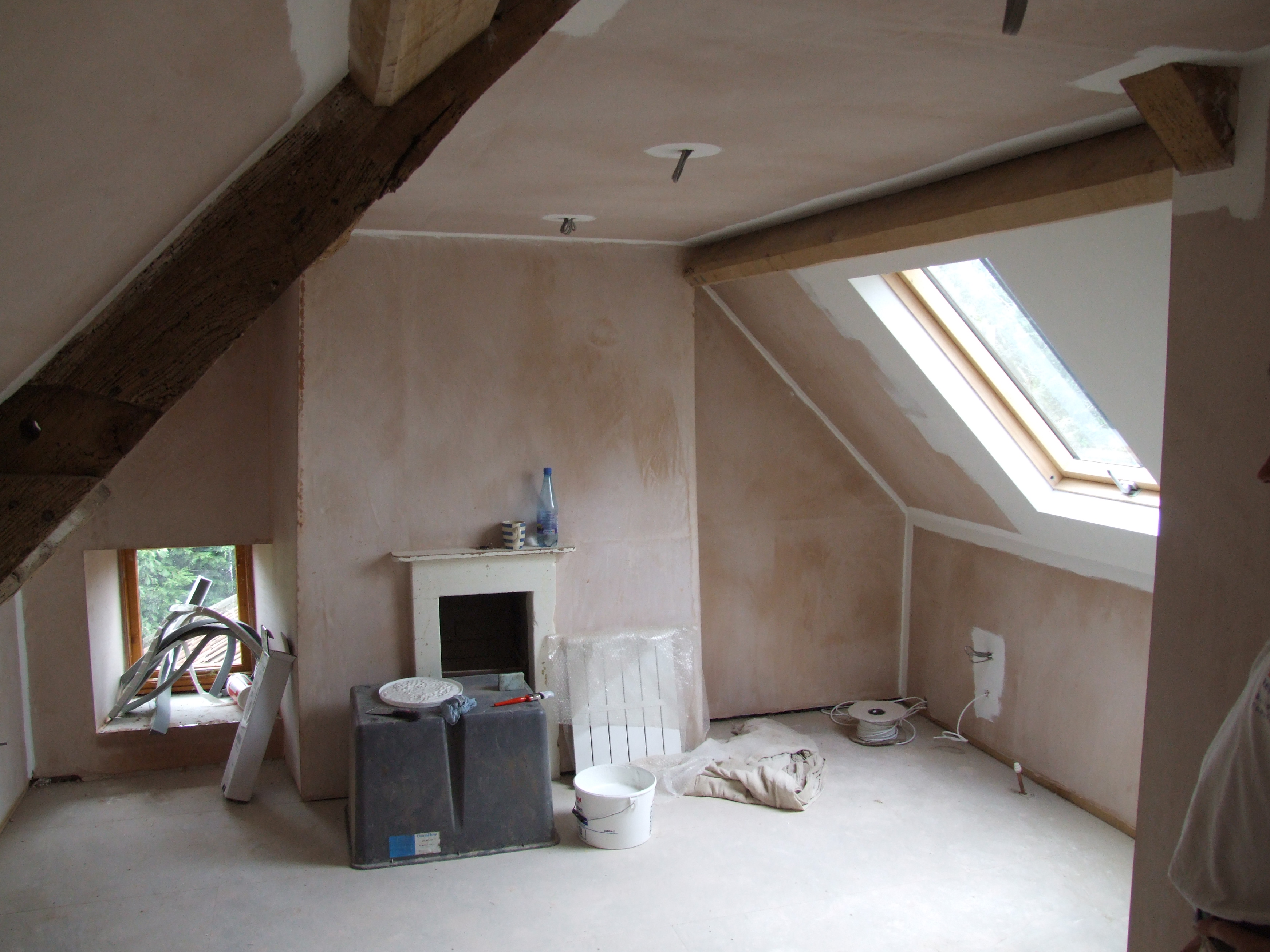 Unfinished loft conversion project 1